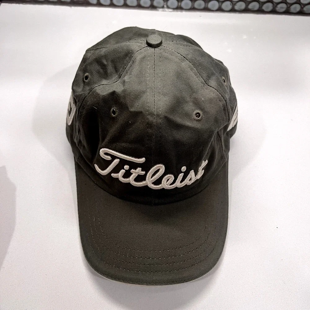 Titleist Hat Cap Strap Back Footjoy Golf‎ Adjustable Mens Green Adult Golfer